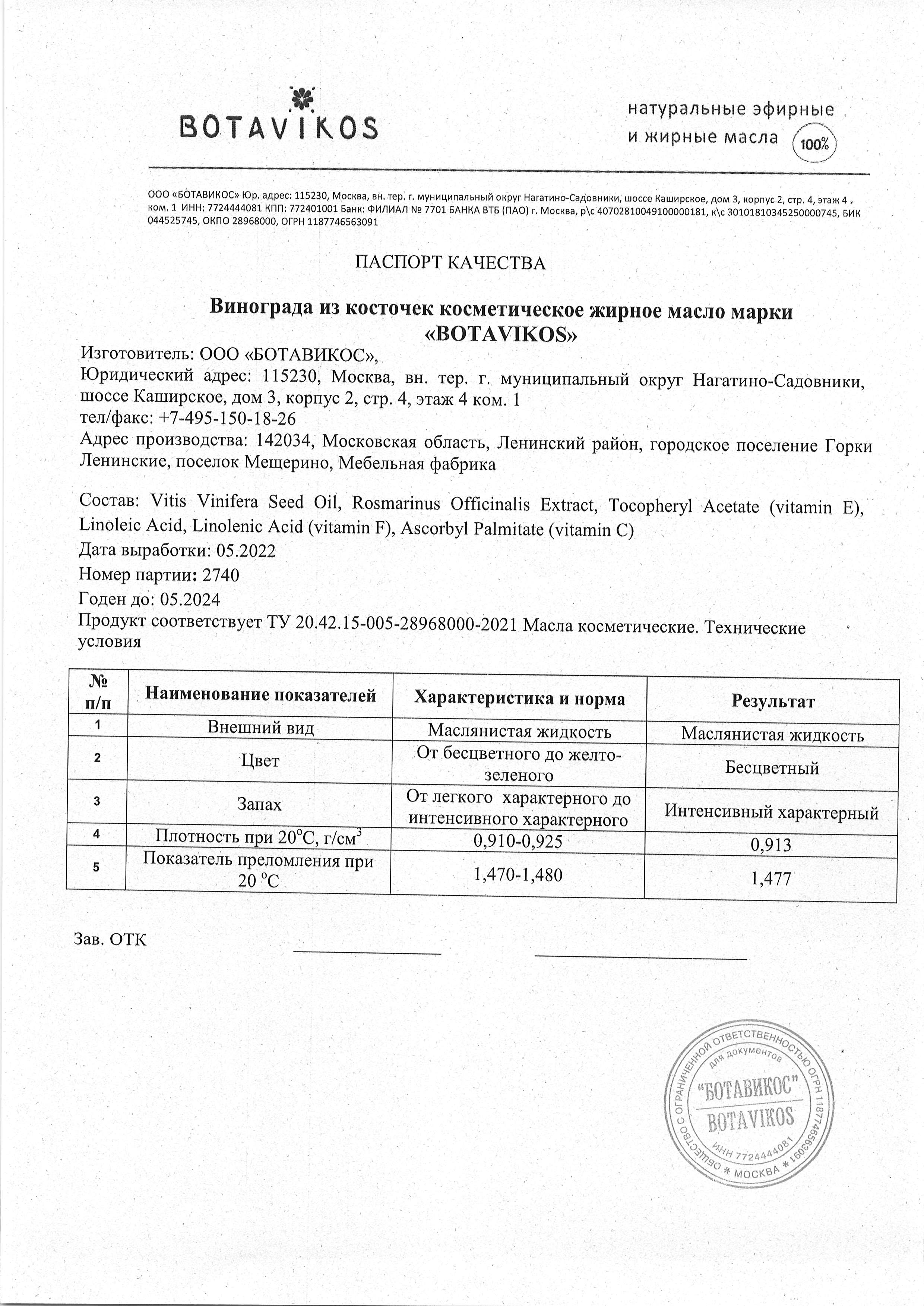 Паспорт №052022